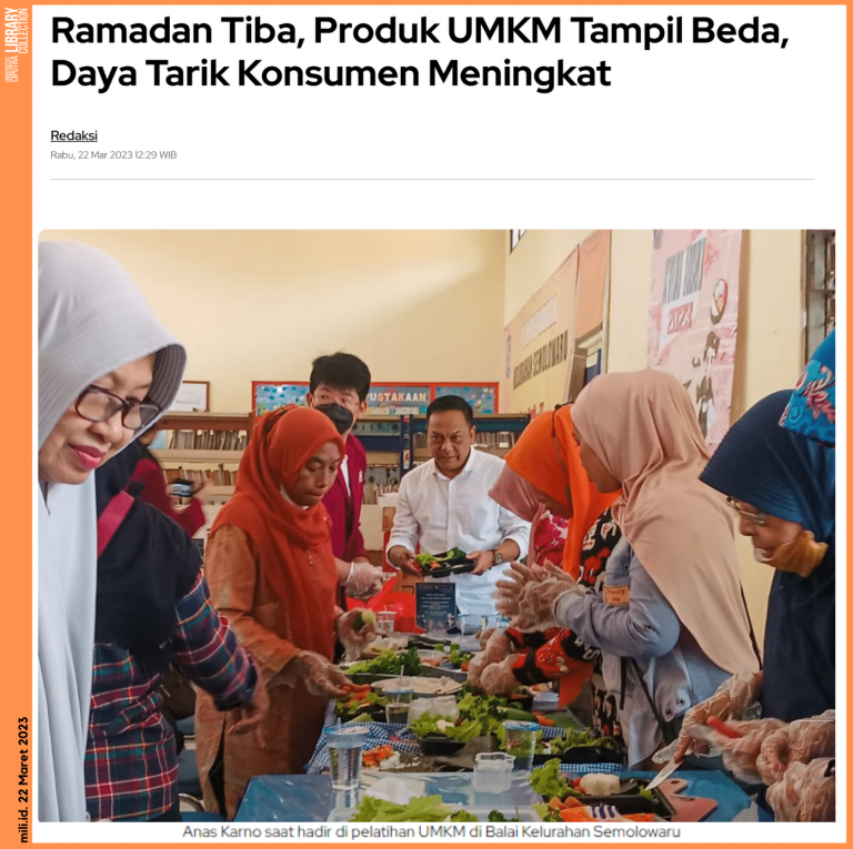 Ramadan Tiba Produk Umkm Tampil Beda Daya Tarik Konsumen Meningkat