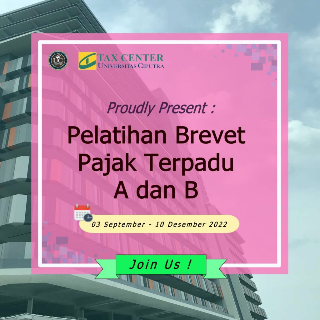 Pelatihan Brevet Pajak Terpadu A Dan B 2022 - Program Studi Akuntansi ...