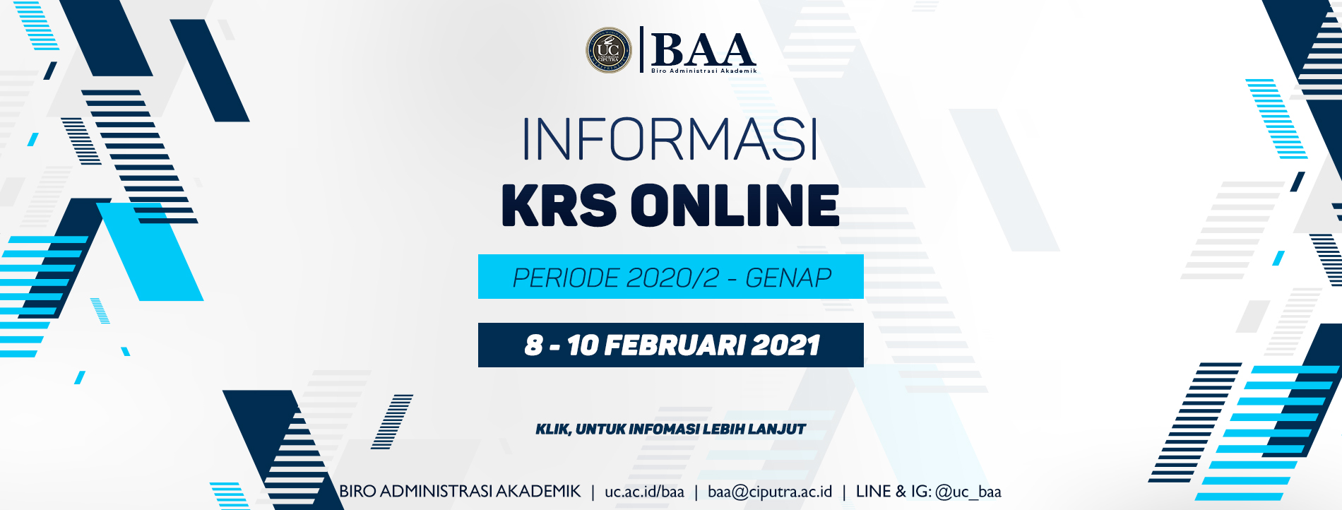 Informasi KRS Periode 2020/2 Informasi KRS Periode 2020/2