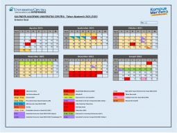 Uc Calendar 2022 Academic Calendar 2021/2022 - Universitas Ciputra