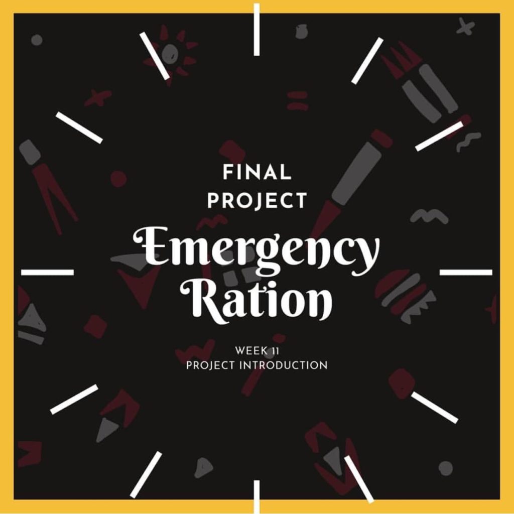 Emergency Ration di Mata Kuliah Leisure Business - Universitas Ciputra