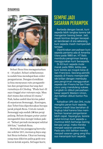 Dari Atas Sadel Kiriman Paket Tiba Tepat Waktu Intisari No 690 Maret 2020 Universitas Ciputra Dari Atas Sadel Kiriman Paket Tiba Tepat Waktu Intisari No 690 Maret 2020 Universitas Ciputra