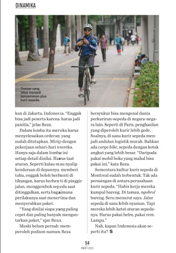 Dari Atas Sadel Kiriman Paket Tiba Tepat Waktu Intisari No 690 Maret 2020 Universitas Ciputra Dari Atas Sadel Kiriman Paket Tiba Tepat Waktu Intisari No 690 Maret 2020 Universitas Ciputra