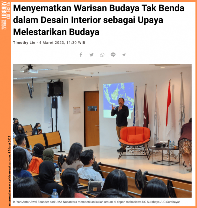 Menyematkan Warisan Budaya Tak Benda Dalam Desain Interior Sebagai ...