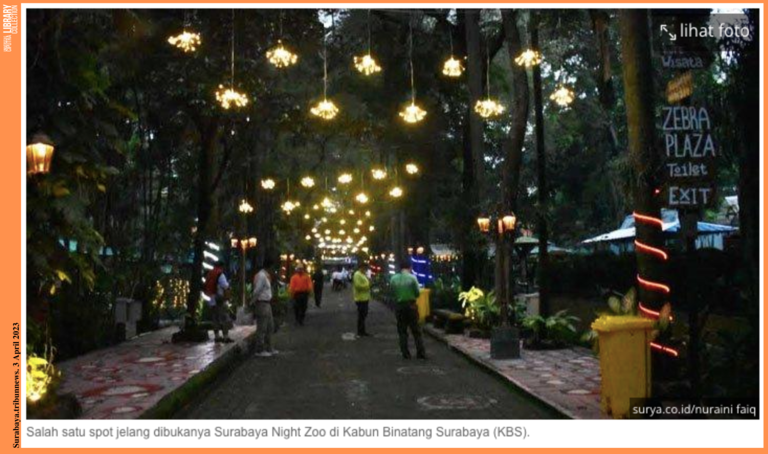 Surabaya Night Zoo Dibuka saat Libur Lebaran, Nikmati Wahana Baru Malam ...