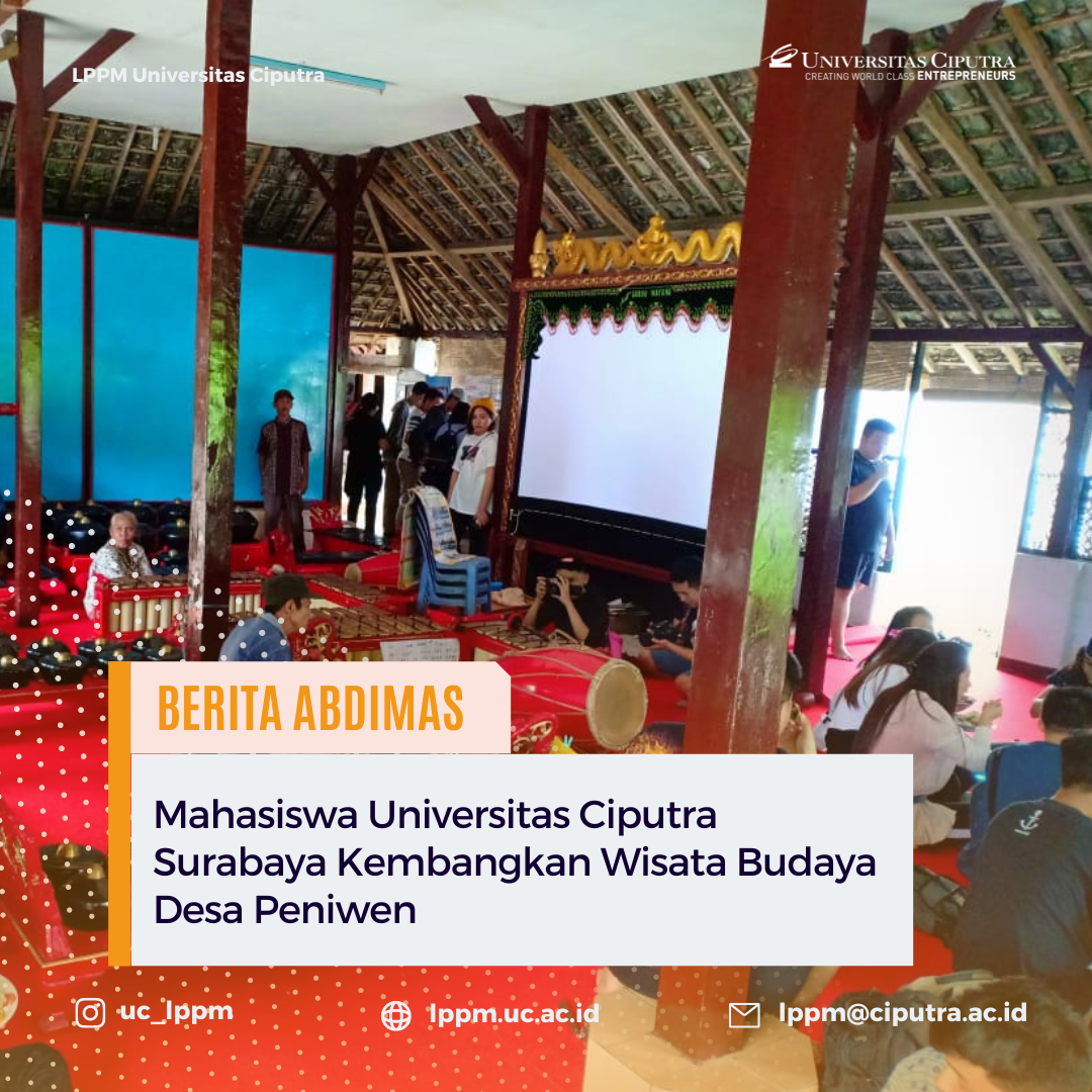 Mahasiswa Universitas Ciputra Surabaya Kembangkan Wisata Budaya Desa