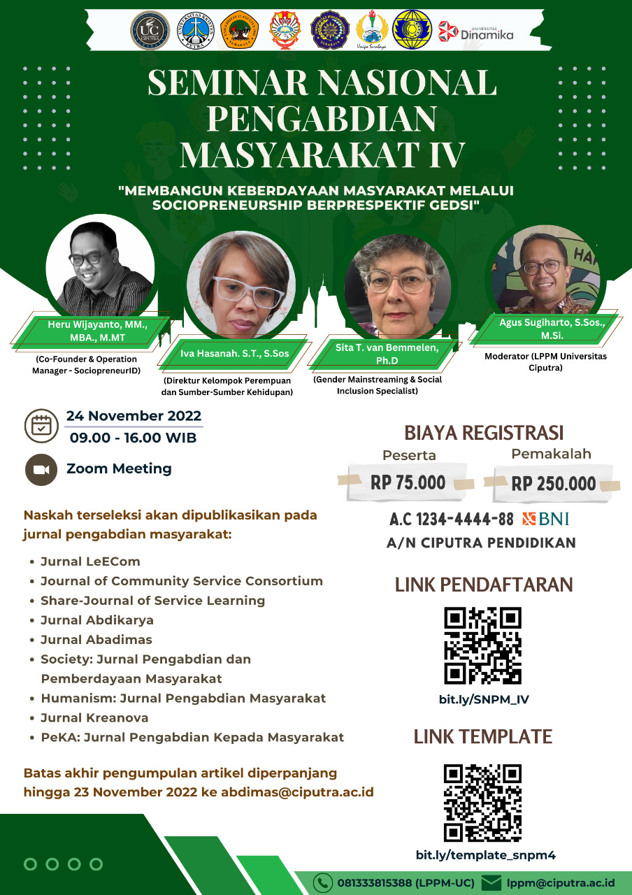 Seminar Nasional Pengabdian Masyarakat IV - Lembaga Penelitian Dan ...