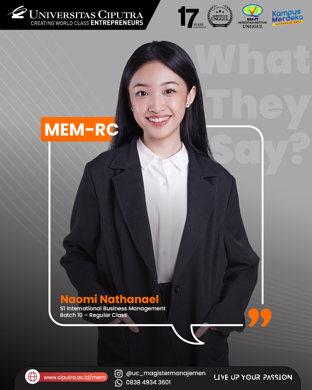 Testimoni MEM-RC Naomi Nathanael