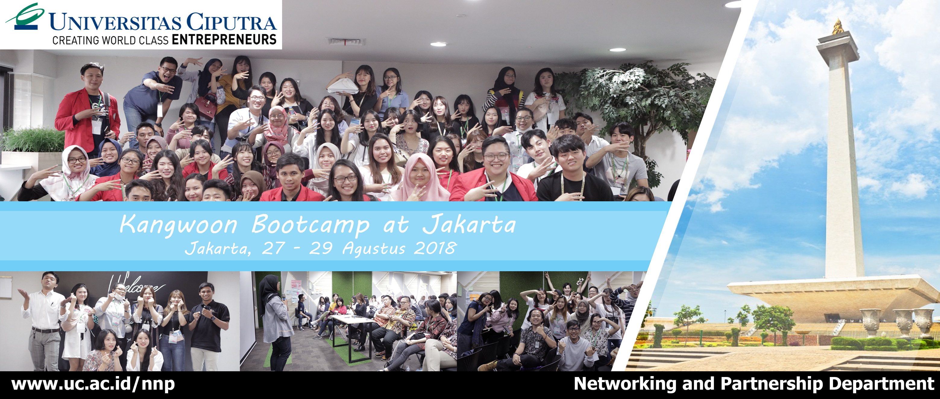 Kangwoon University Bootcamp at Jakarta 2018 Kangwoon University Bootcamp at Jakarta 2018