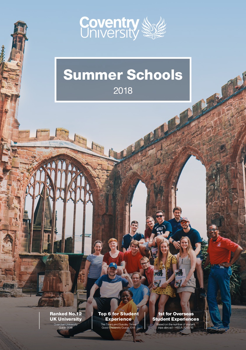 Coventry Summer School 2018 Coventry Summer School 2018