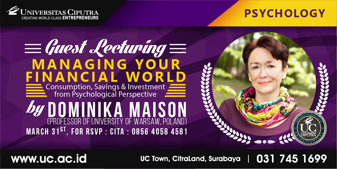 Fakultas Psikologi - Universitas Ciputra Fakultas Psikologi - Universitas Ciputra