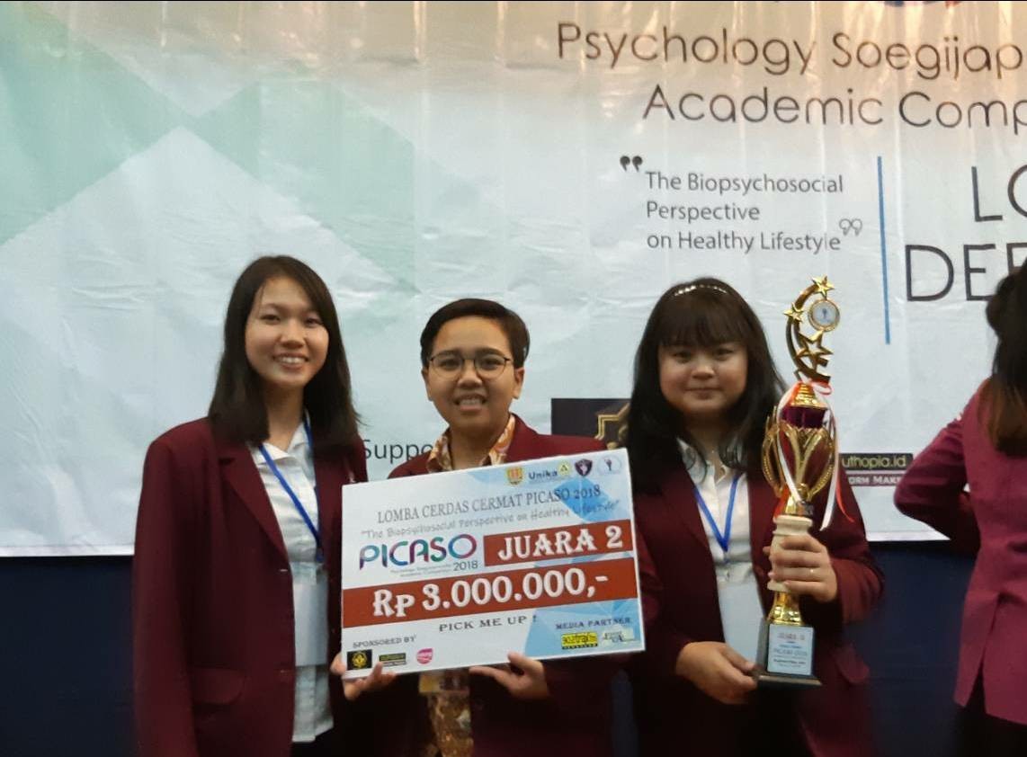 PSY UC Raih Juara 2 Lomba Cerdas Cermat PICASO 2018 PSY UC Raih Juara 2 Lomba Cerdas Cermat PICASO 2018