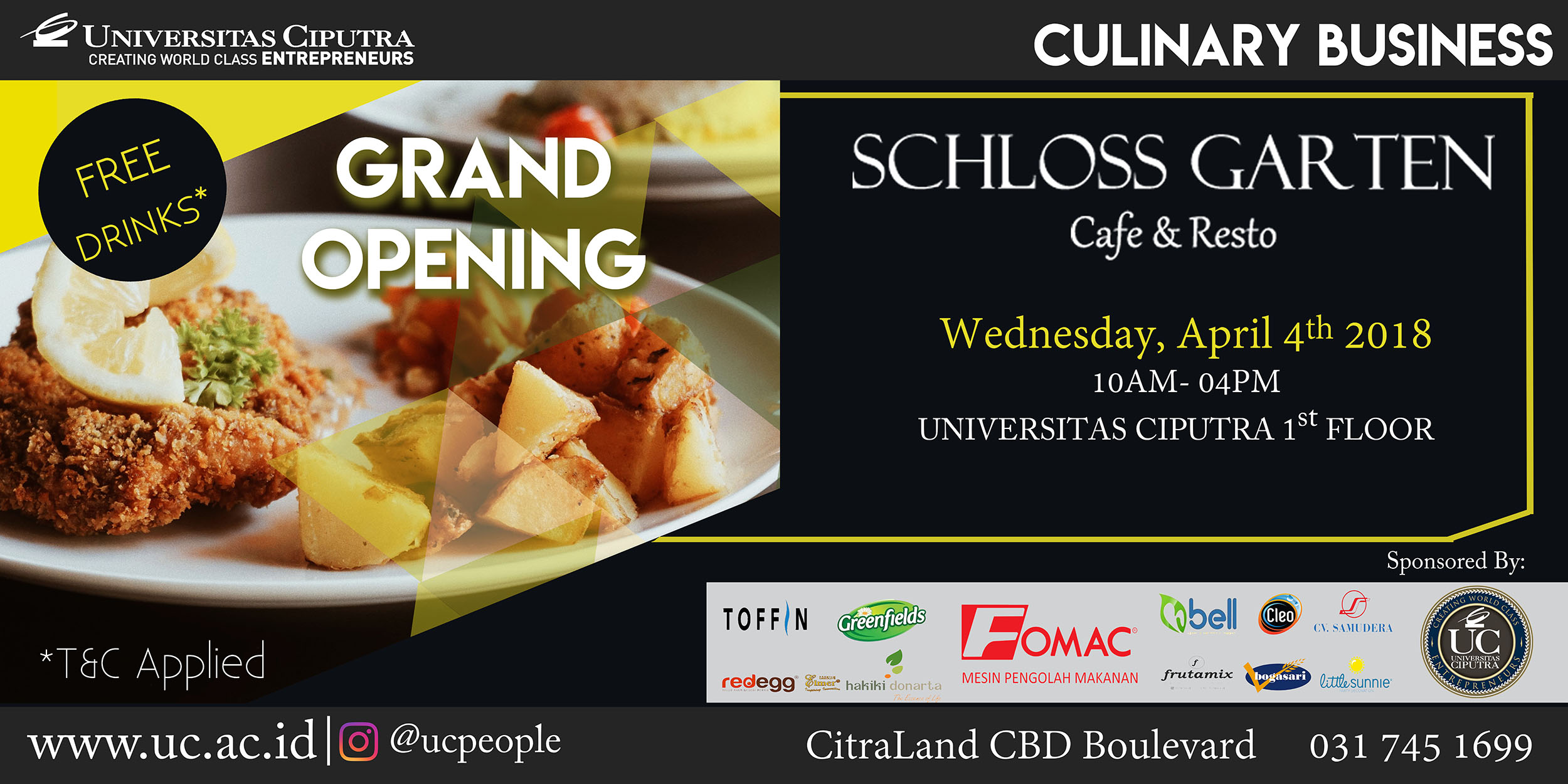 RESTORAN JERMAN DI UNIVERSITAS CIPUTRA: Schloss Garten Cafe & Resto RESTORAN JERMAN DI UNIVERSITAS CIPUTRA: Schloss Garten Cafe & Resto