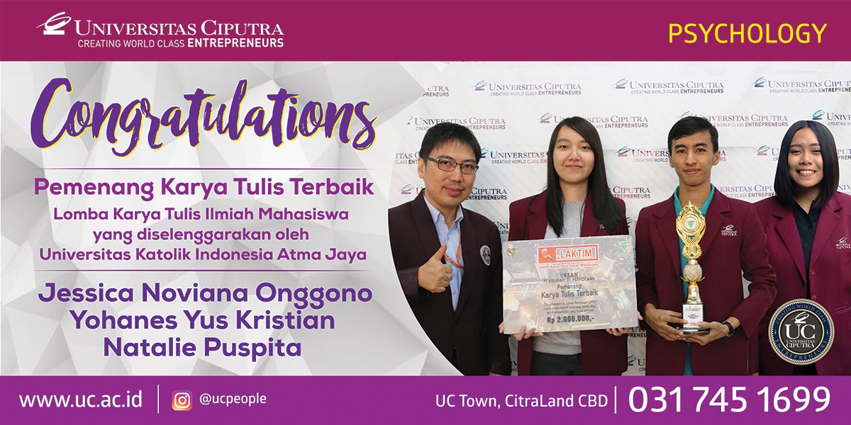 Kalahkan Pesaing dari Semester Atas, Mereka Menangkan Lomba Karya Tulis Ilmiah Kalahkan Pesaing dari Semester Atas, Mereka Menangkan Lomba Karya Tulis Ilmiah