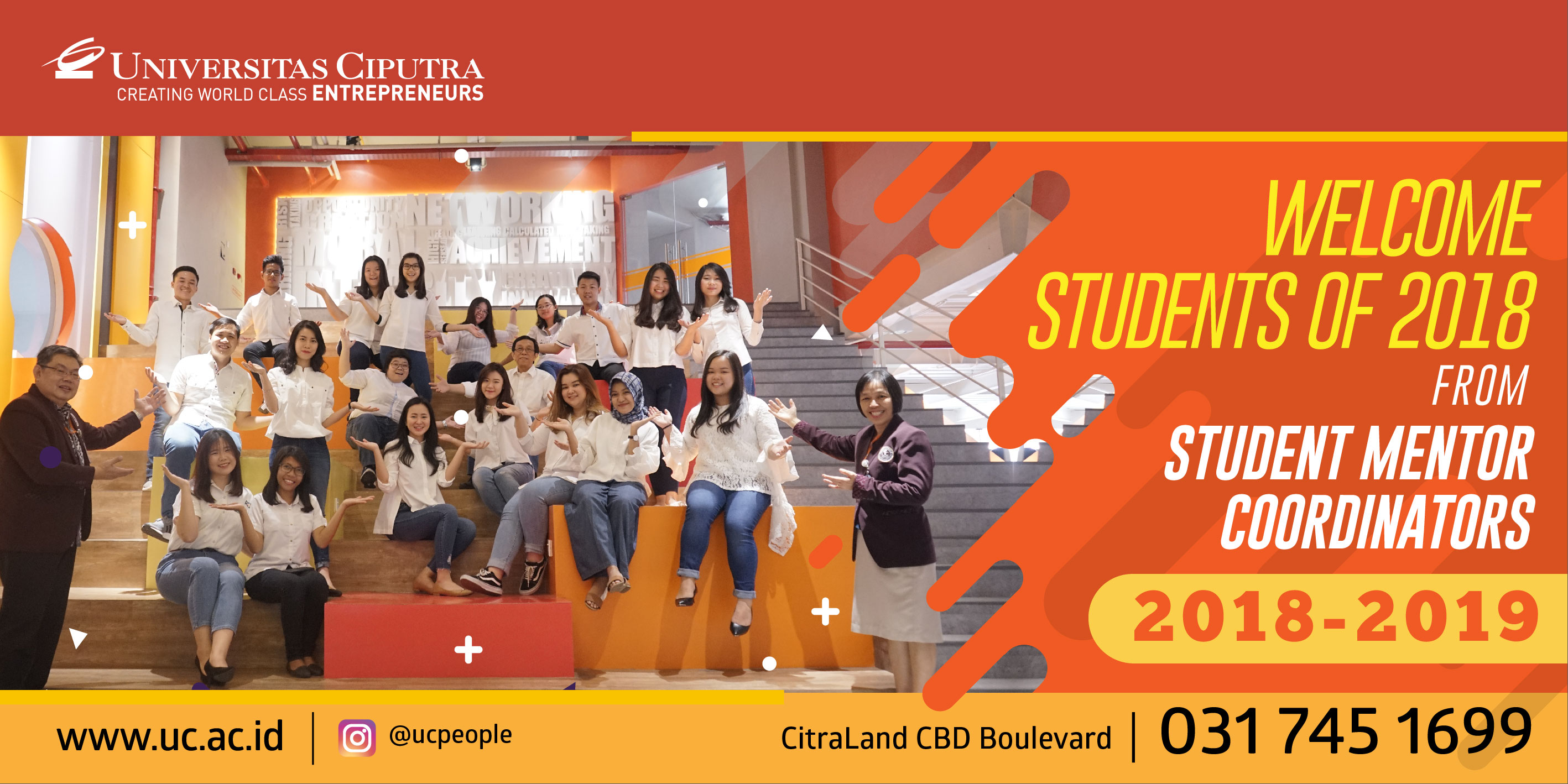 Welcome Students of 2018 from Student Mentor Coordinators 2018 – 2019 Welcome Students of 2018 from Student Mentor Coordinators 2018 – 2019