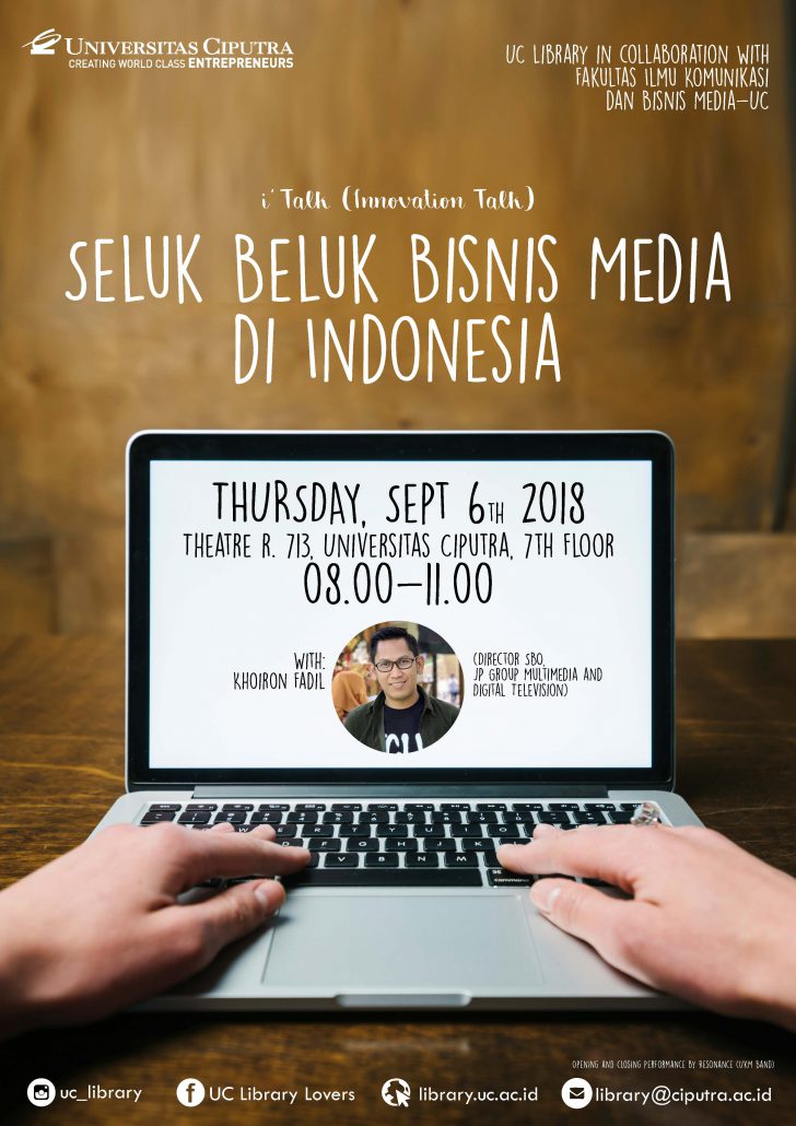 "i'Talk" (Innovation Talk) - Seluk Beluk Bisnis Media di 